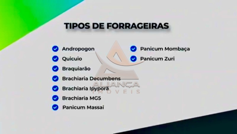 Aliança Imóveis - Imobiliária em Ribeirão Preto - SP - Fazenda  - Zona Rural - Caiapônia 