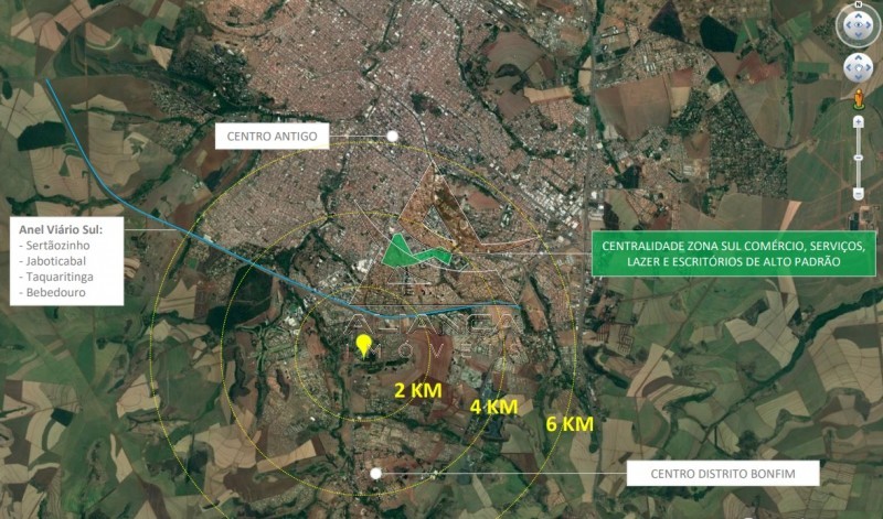 Aliança Imóveis - Imobiliária em Ribeirão Preto - SP - Terreno - Bonfim Paulista - Ribeirão Preto